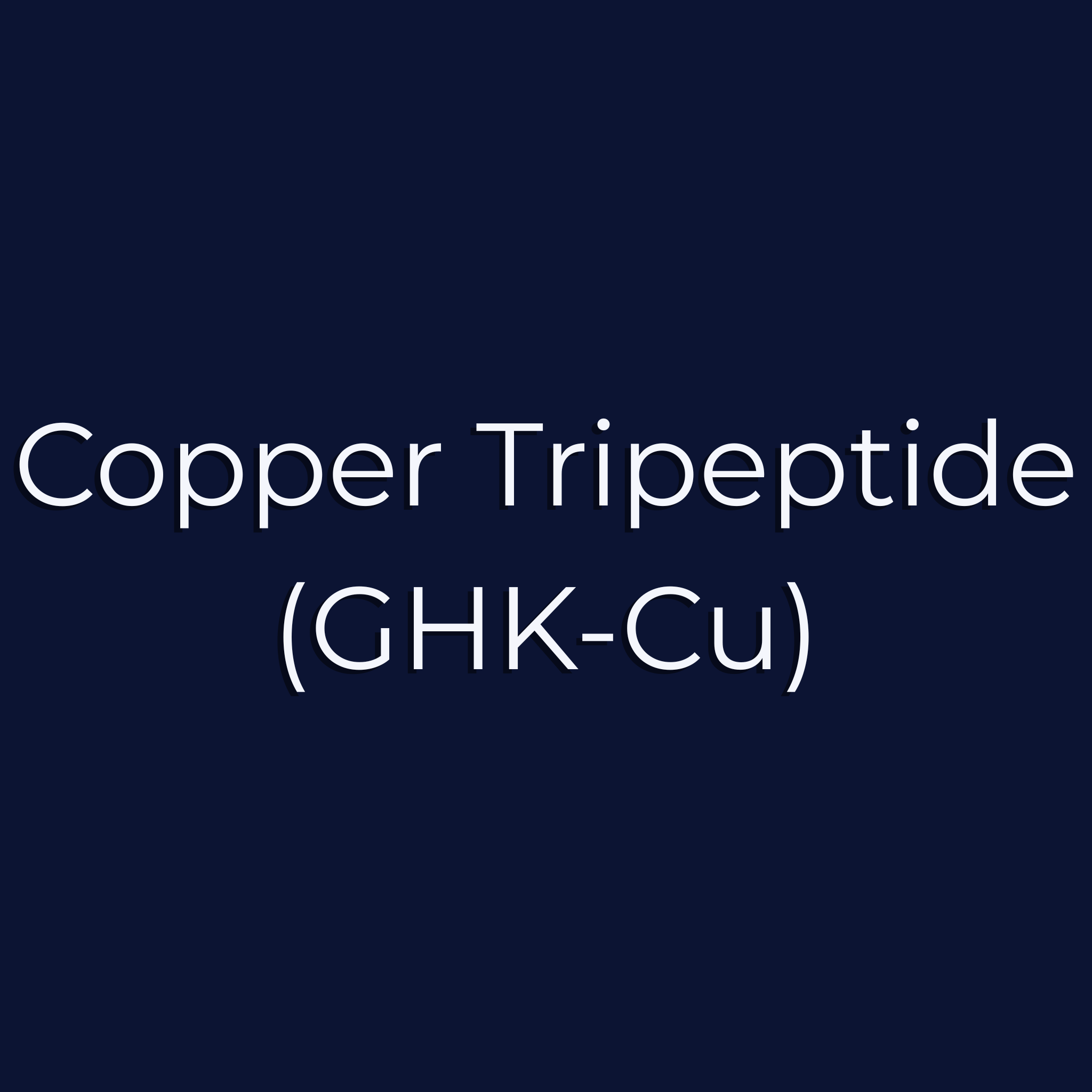 GHK-Cu (Copper Tripeptide) Facial Cream