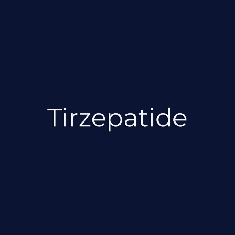 Tirzepatide (Therazepatide)